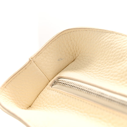 The Row Grained Calfskin Medium Portfolio Tote Ivory 12 of 12