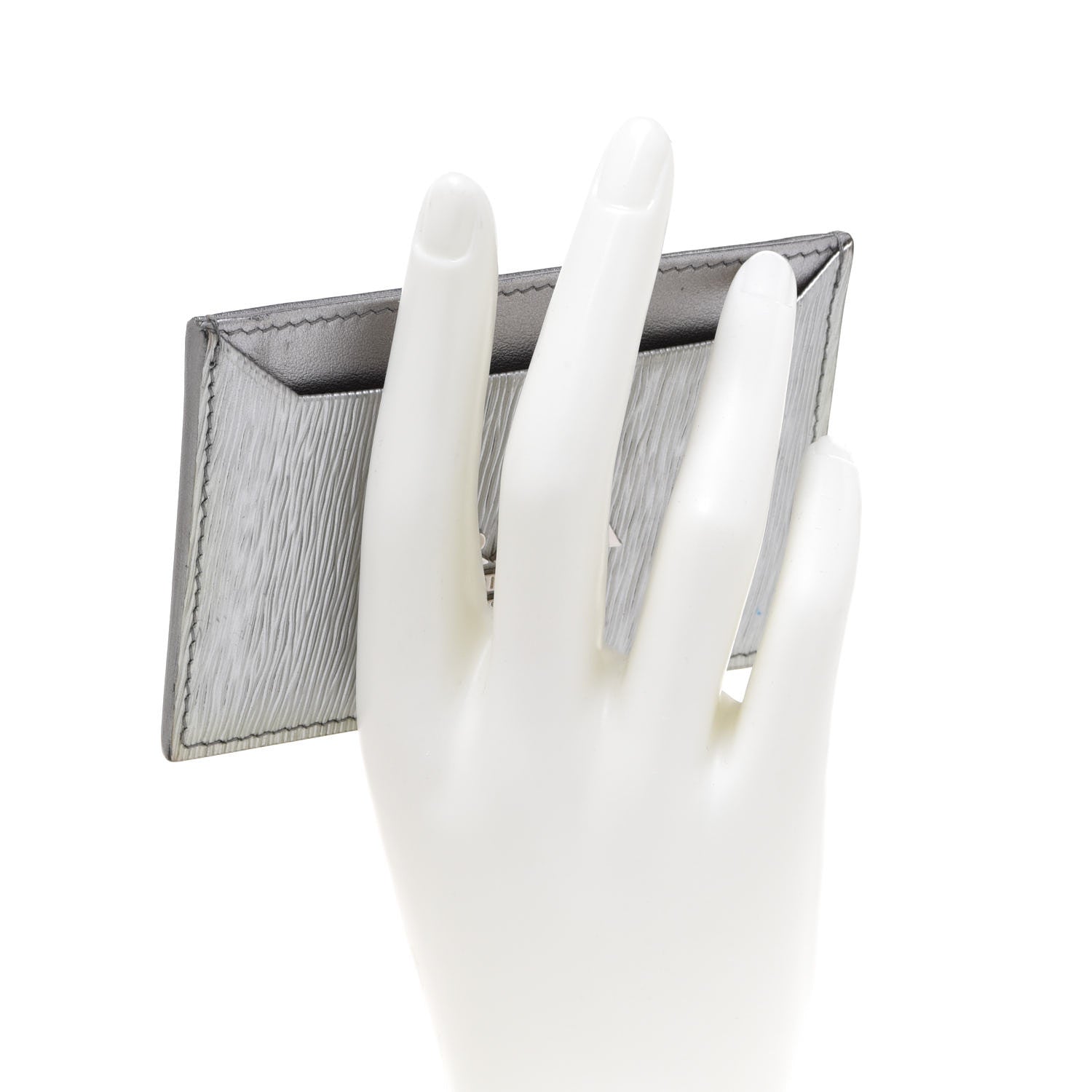 Prada Vitello Move Card Holder Cromo 2 of 7