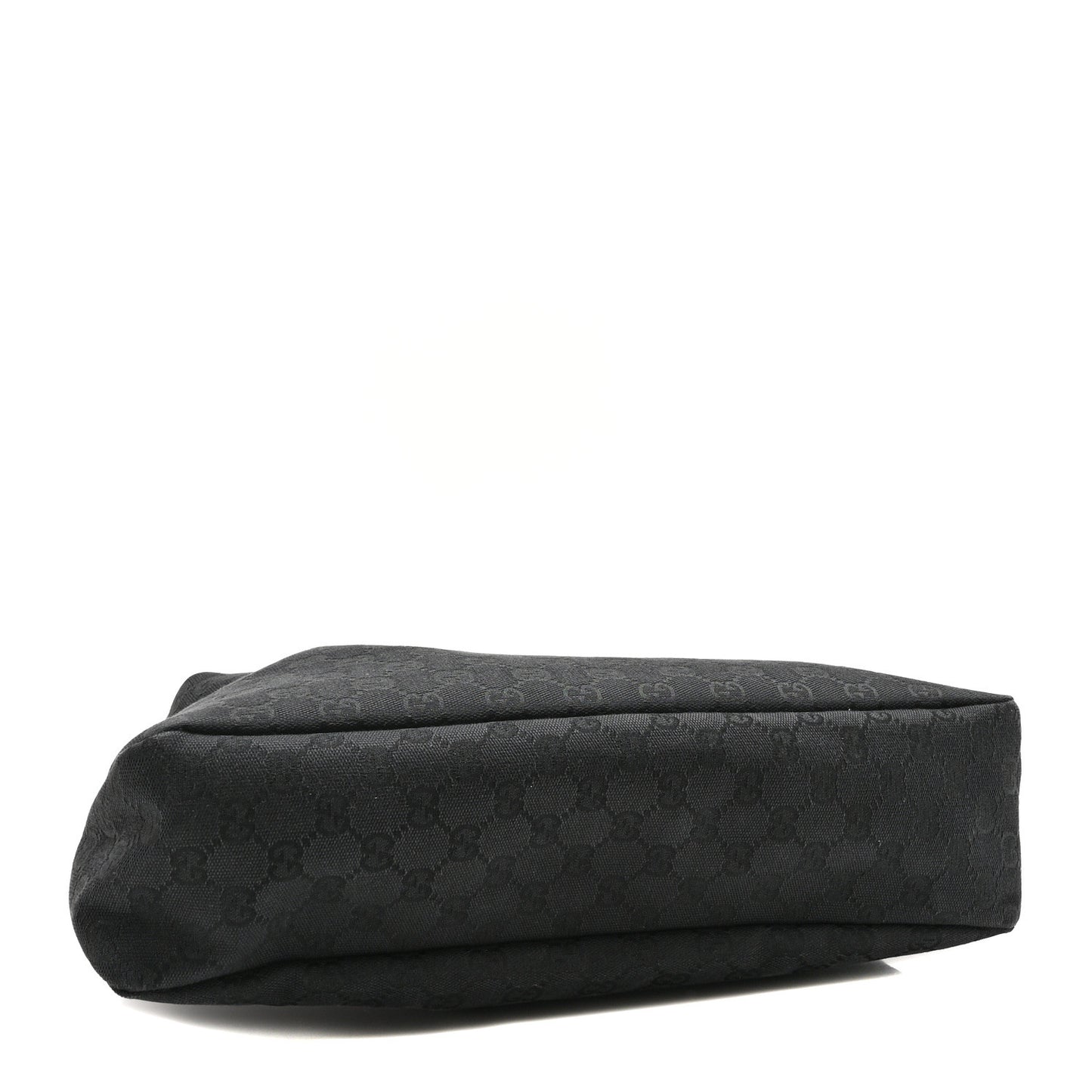 Monogram Medium Horsebit Chain Hobo Black Beige