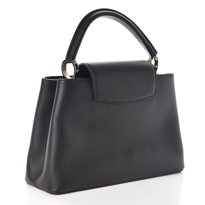 Louis Vuitton Taurillon Capucines PM Black 3 of 8