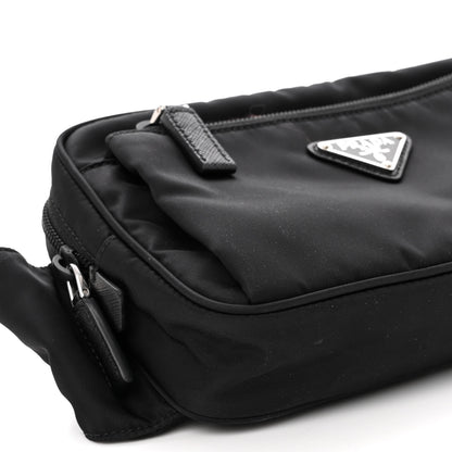 Prada Re-Nylon Saffiano Belt Bag Black 8 of 9