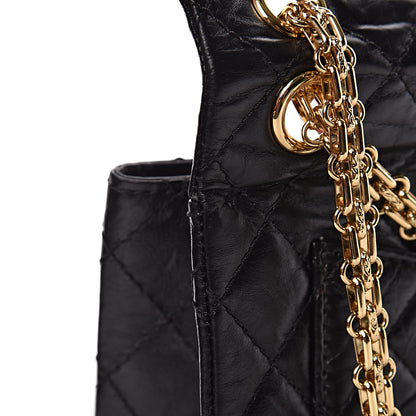 Chanel Aged Calfskin Quilted 2.55 Reissue Mini Flap Black 5 of 14