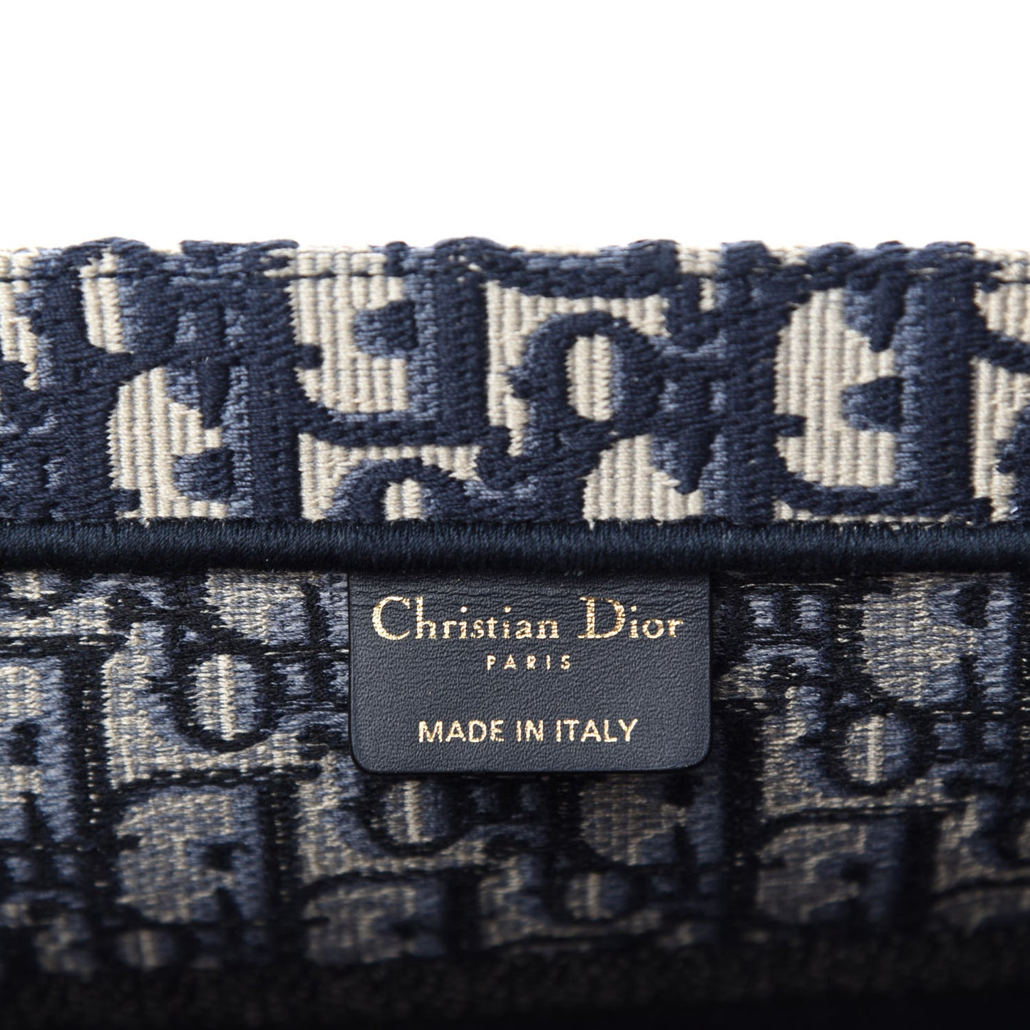 Oblique Medium Book Tote Blue Multicolor