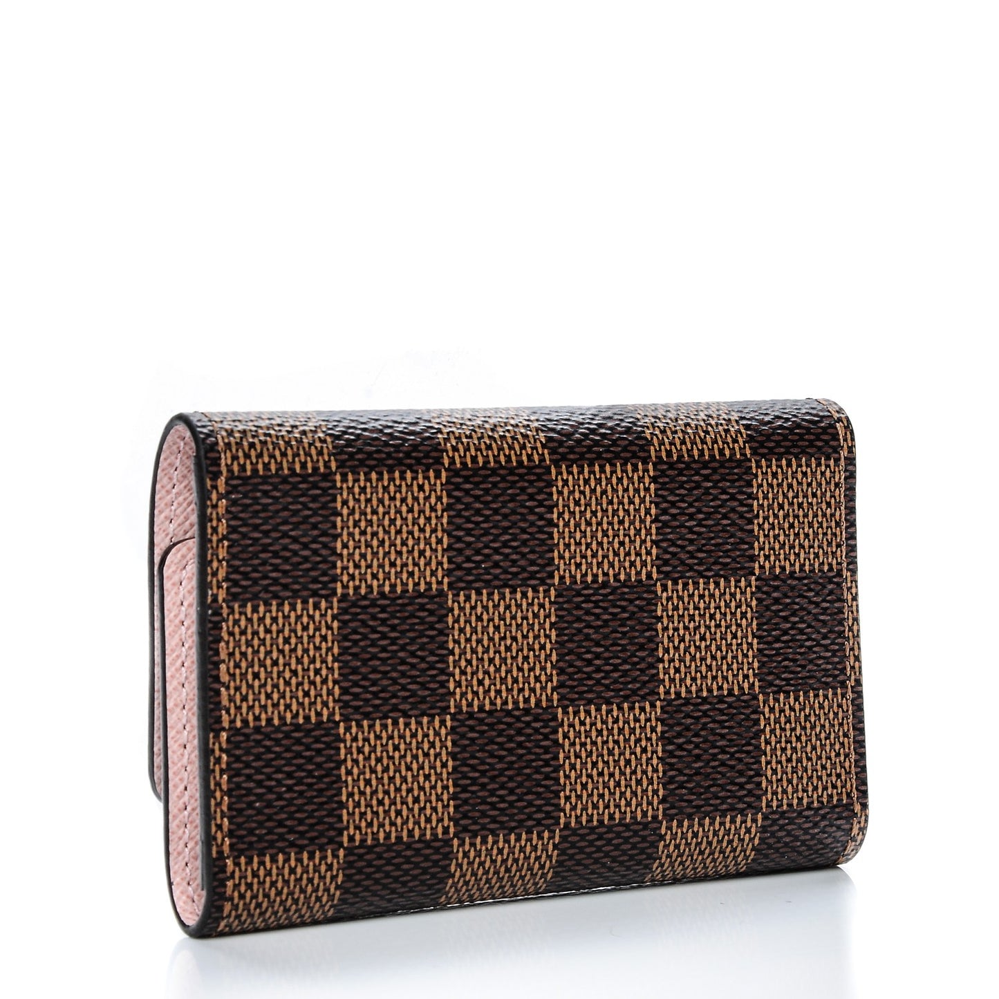 Damier Ebene Multicles 6 Key Holder Rose Ballerine