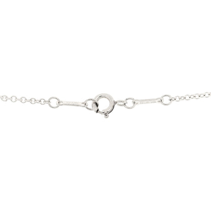 Tiffany Sterling Silver Elsa Peretti 22mm Open Heart Pendant Necklace 4 of 4