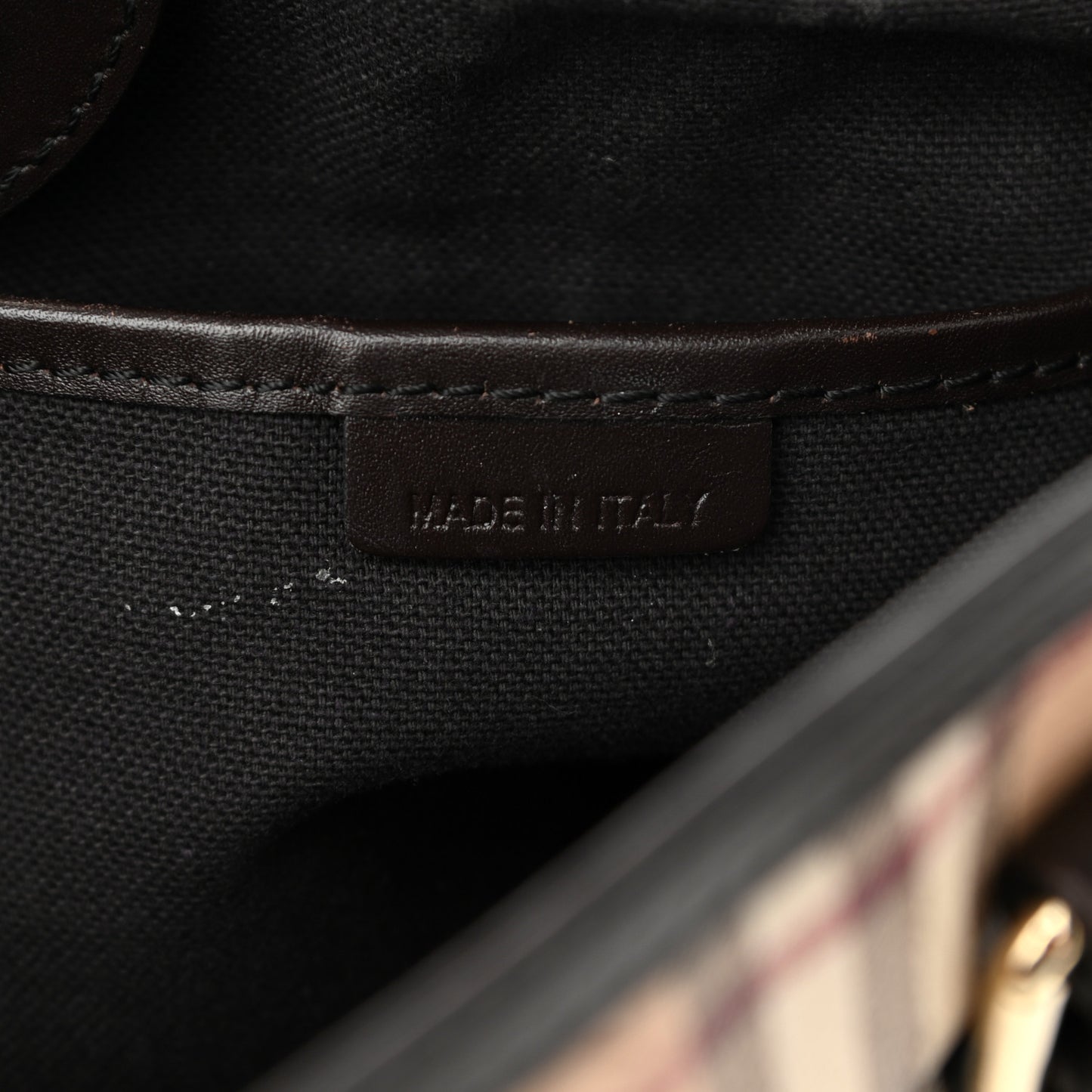 Haymarket Check Medium Tote Black
