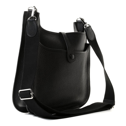 Hermes Taurillon Clemence Evelyne III PM Black 3 of 9