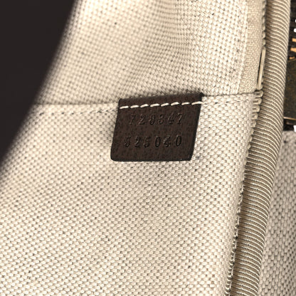 Gucci GG Supreme Monogram Web Medium Savoy Trolley Beige Ebony 6 of 12