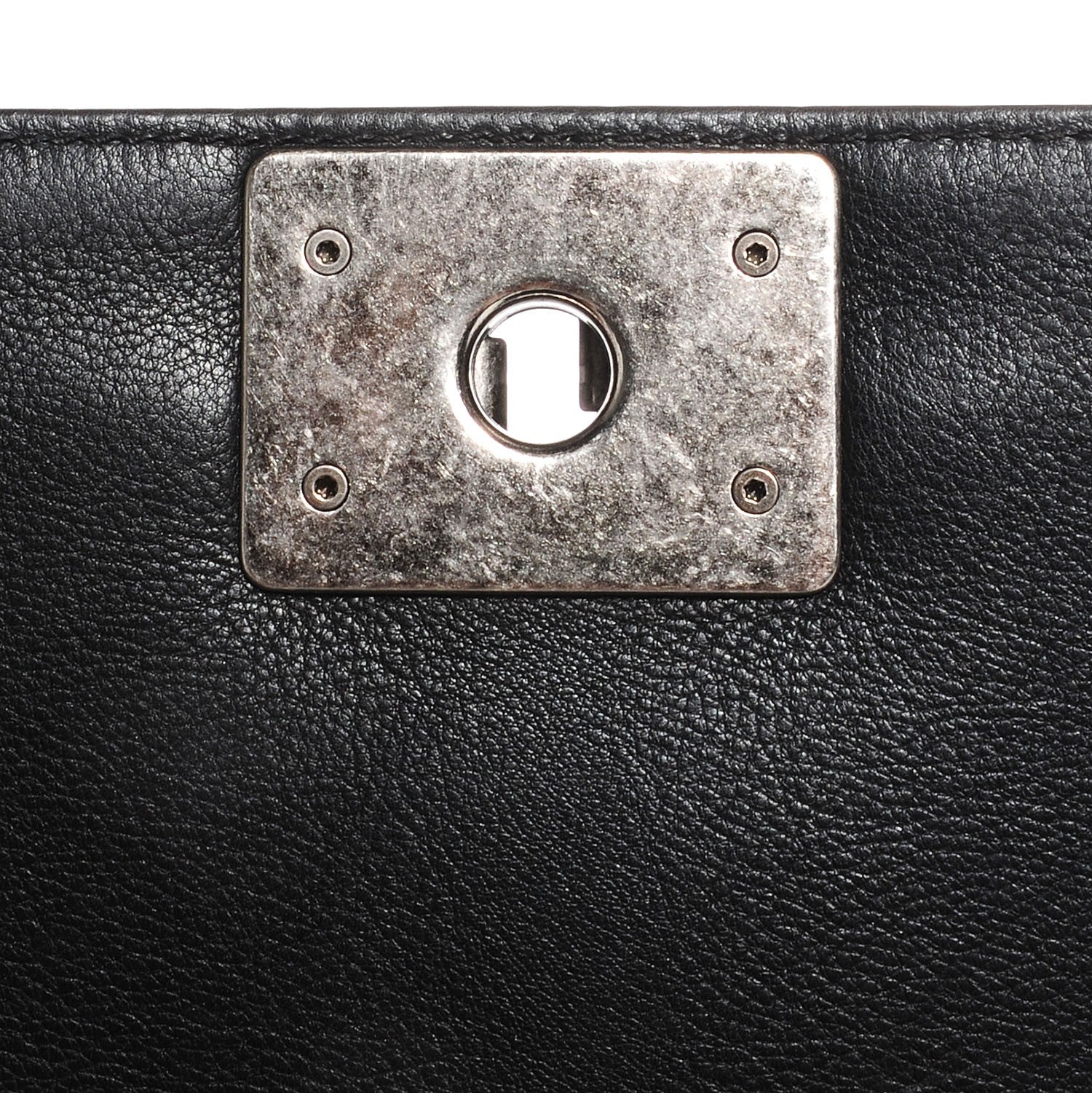 Chanel Calfskin Quilted Medium Boy Flap Black 5 of 8