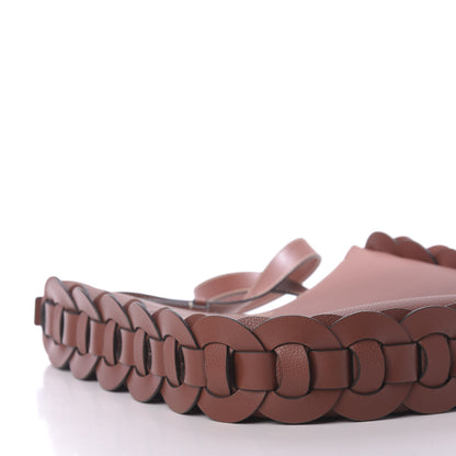 Chloe Small Grain Smooth Calfskin Medium Darryl Hobo Sepia Brown 6 of 9