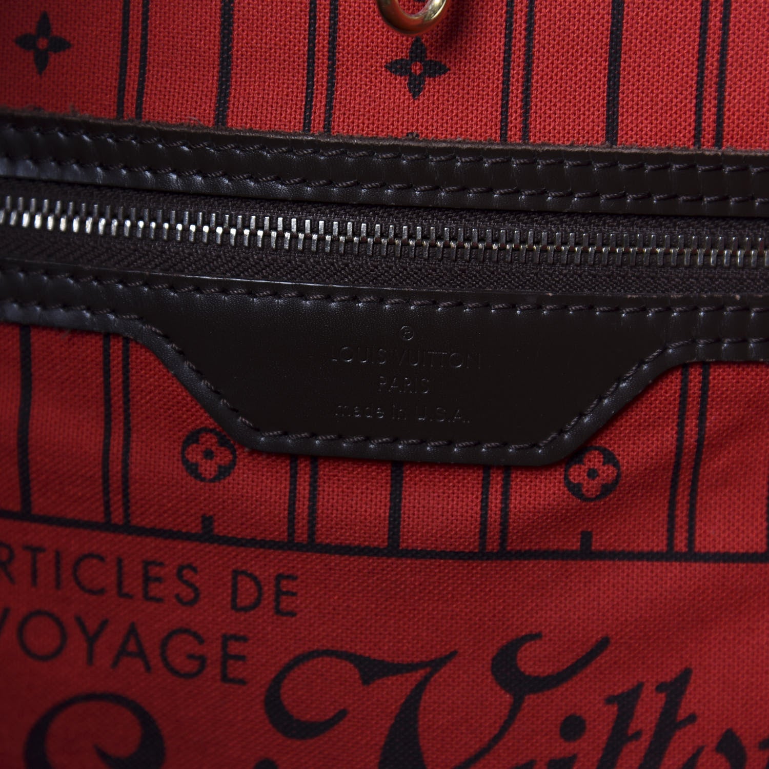 Louis Vuitton Damier Ebene Neverfull MM 8 of 10