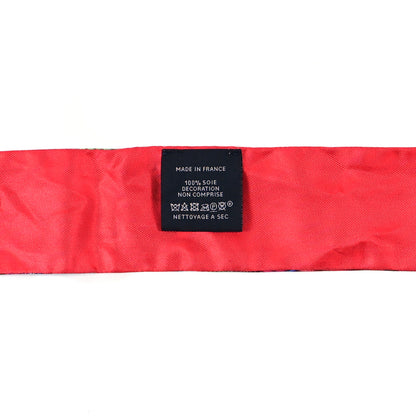 Hermes Silk Plumetis Twilly Rose 3 of 3