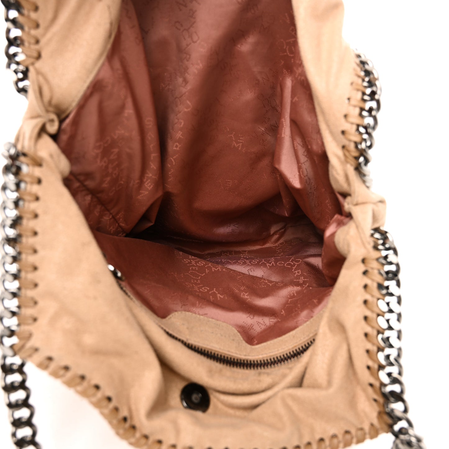 Shaggy Deer Small Falabella Tote Beige