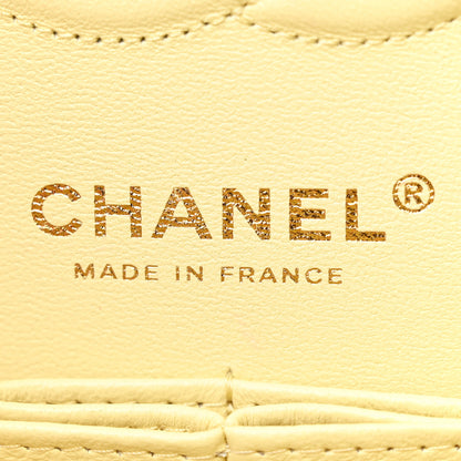 Chanel Caviar Quilted Small Double Flap Light Yellow 6 of 12