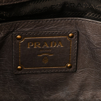 Prada Vitello Shine Tote Bambu 6 of 9