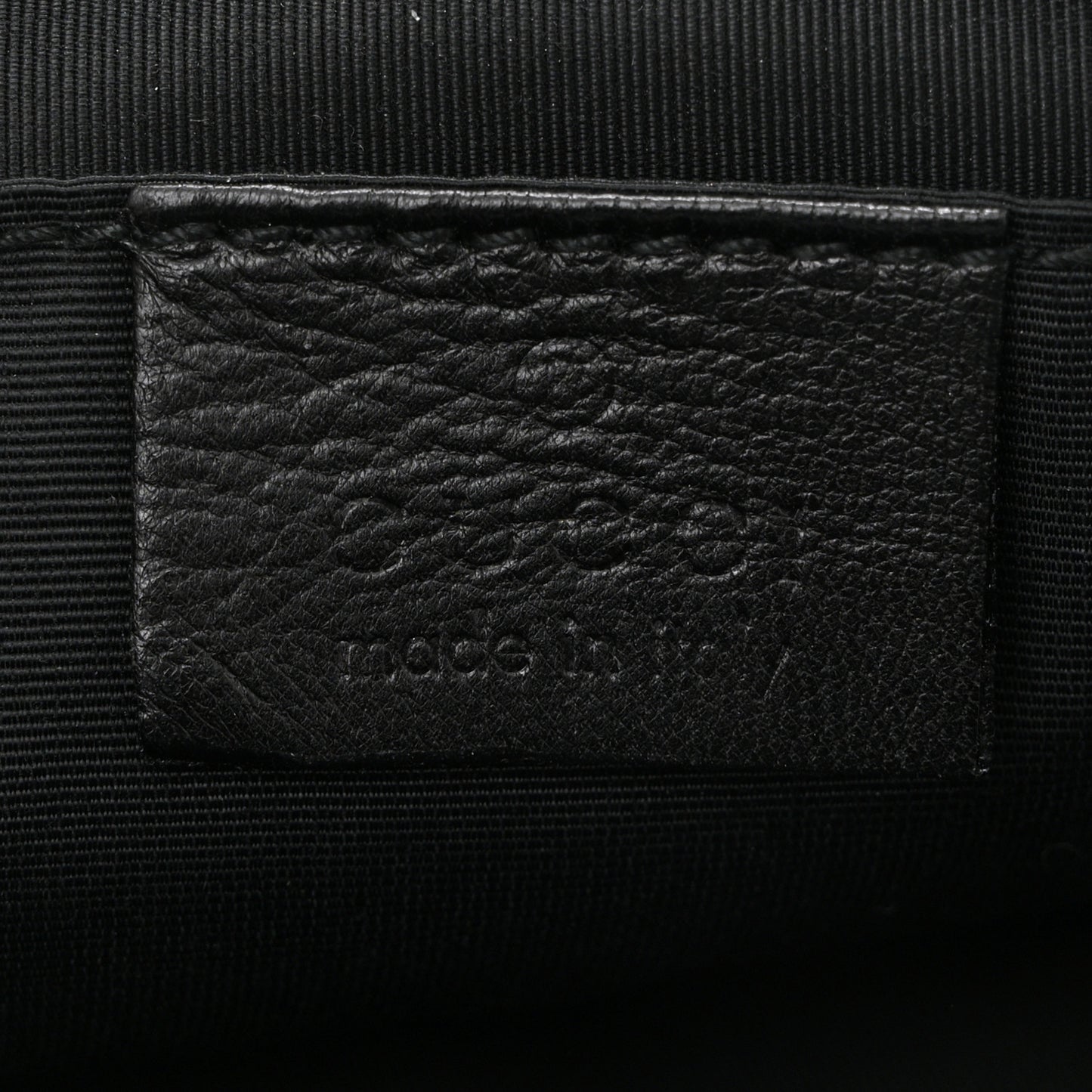 Monogram Crossbody Bag Black