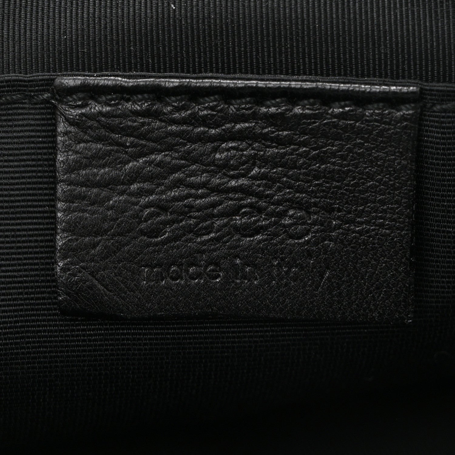 Gucci Monogram Crossbody Bag Black 6 of 10
