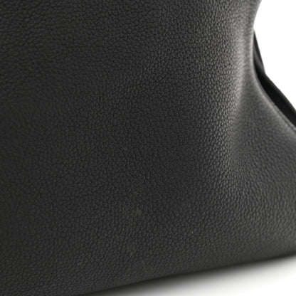 Saint Laurent Grained Calfskin Large Souple Sac De Jour Black 12 of 14