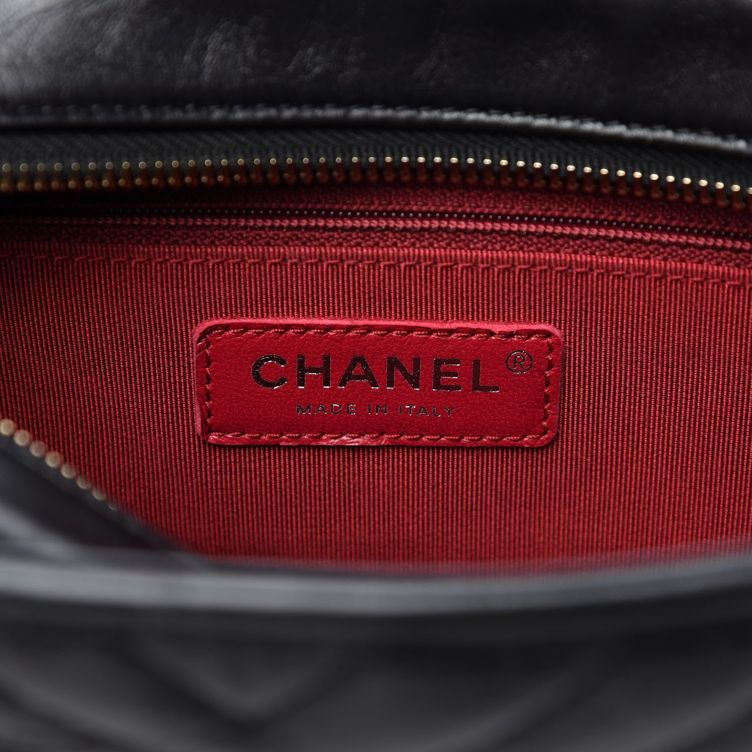 Chanel Aged Calfskin Chevron Quilted Small Gabrielle Hobo Black 8 of 10