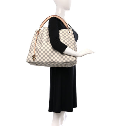 Louis Vuitton Damier Azur Artsy MM 2 of 8