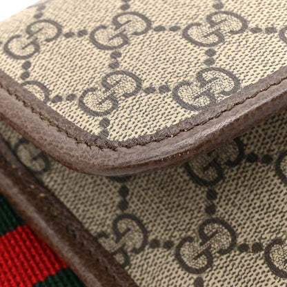 Gucci GG Supreme Monogram Neo Vintage Web Belt Bag Brown 11 of 11