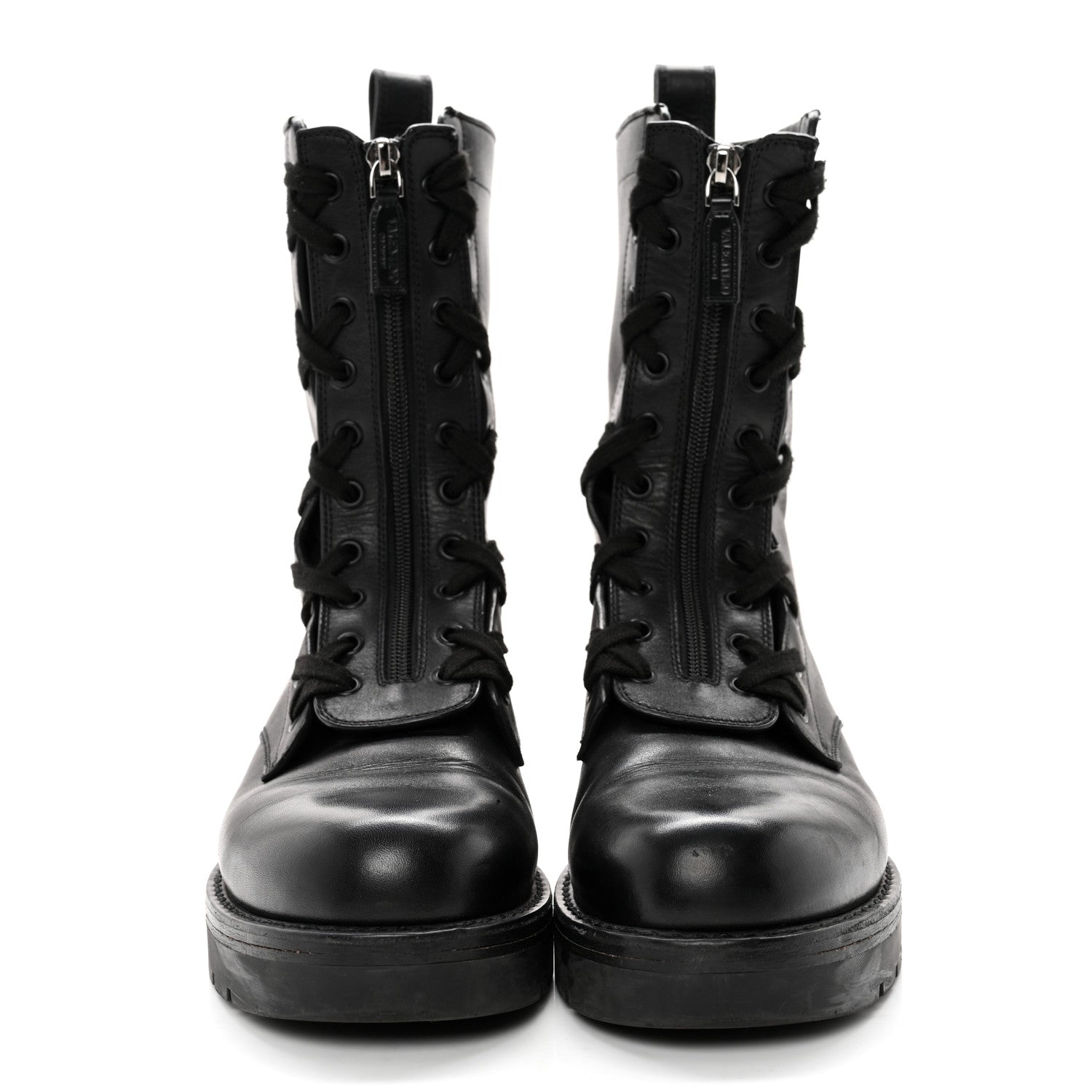 Valentino Garavani Calfskin XCombat 20/40mm Boots 40 Black 2 of 11