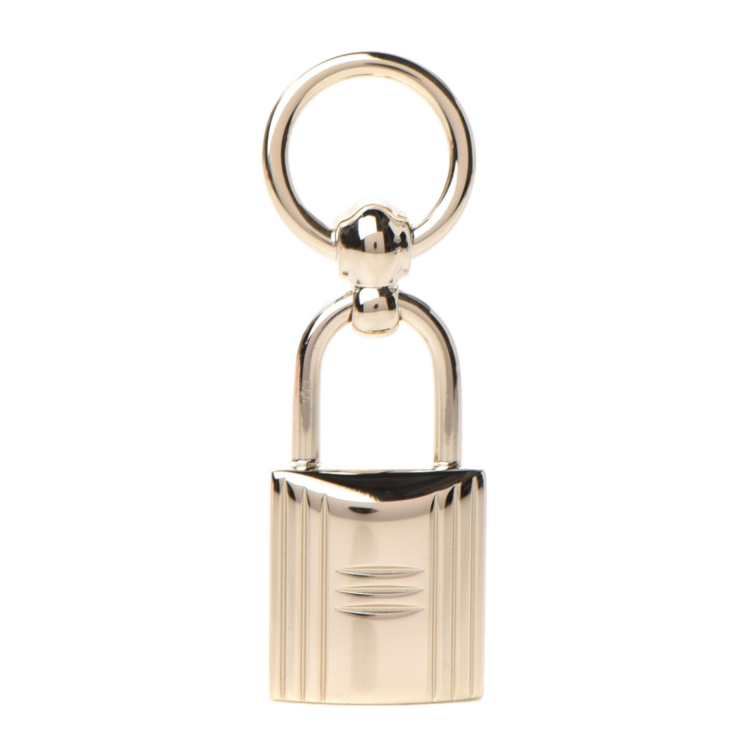 Permabrass Mini Loop Charms Cadenas Scarf Ring Gold