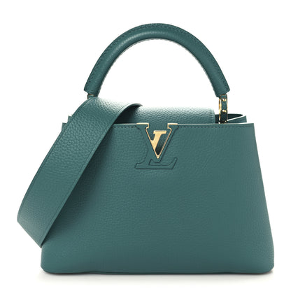 Louis Vuitton Taurillon Capucines BB Emerald 1 of 10