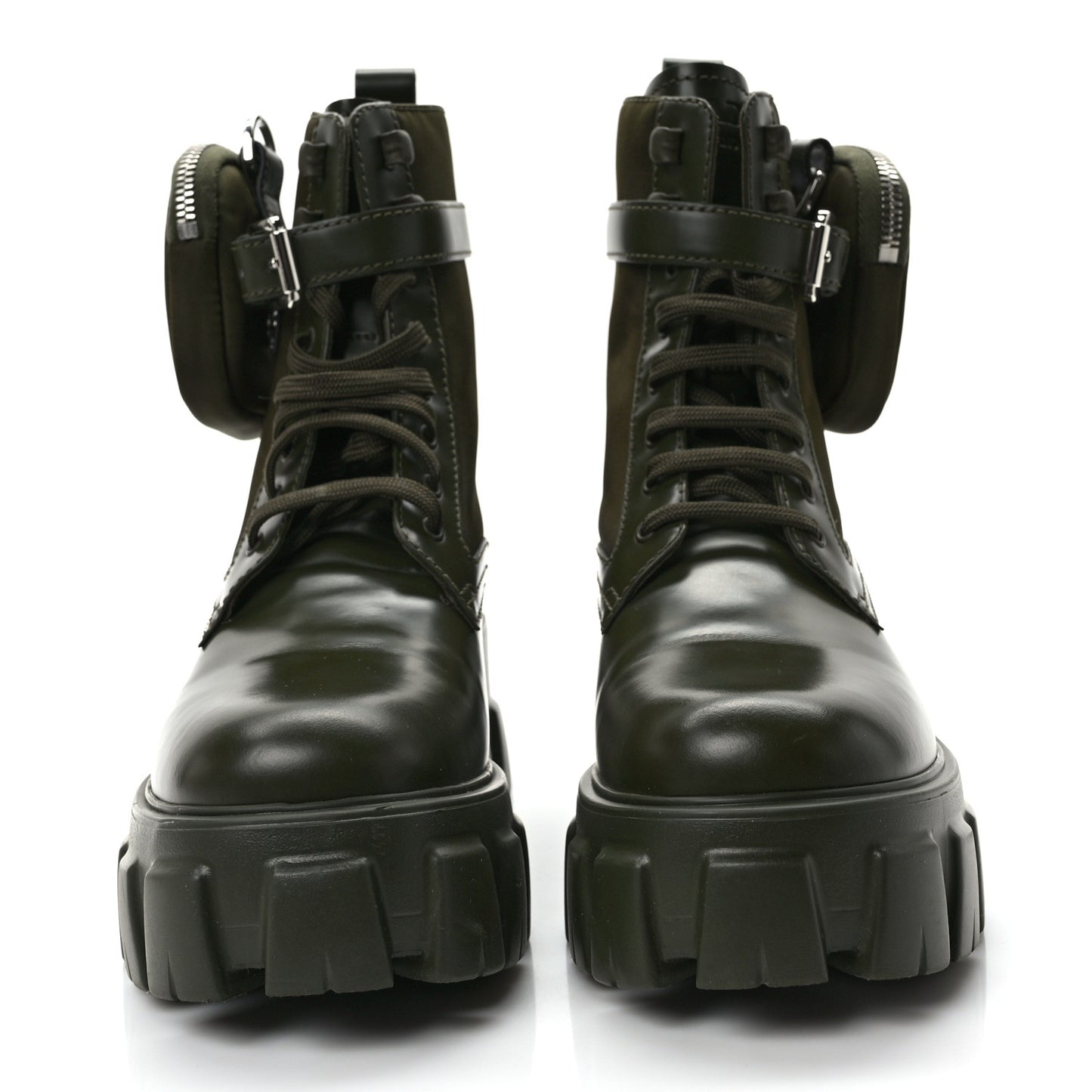 Spazzolato Rois Re-Nylon Metal Triangle Logo Monolith Pouch Pocket 55mm Boots 38 Militare
