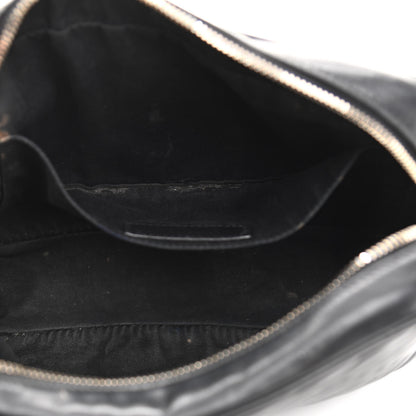 Saint Laurent Calfskin Matelasse Monogram Lou Camera Bag Black 13 of 19