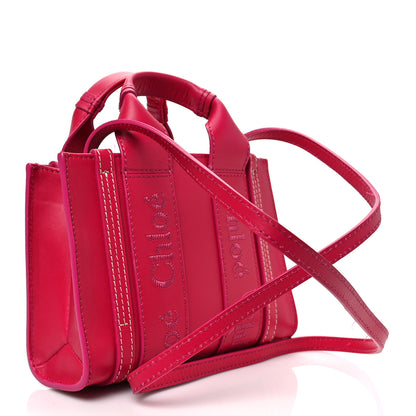 Chloe Calfskin Mini Woody Ribbon Tote Fizzy Pink 2 of 6
