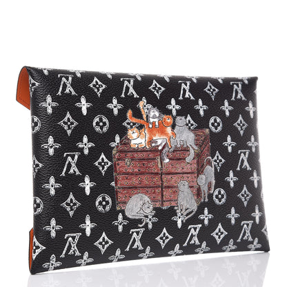 Louis Vuitton Catogram Large Kirigami Pochette Black 3 of 7