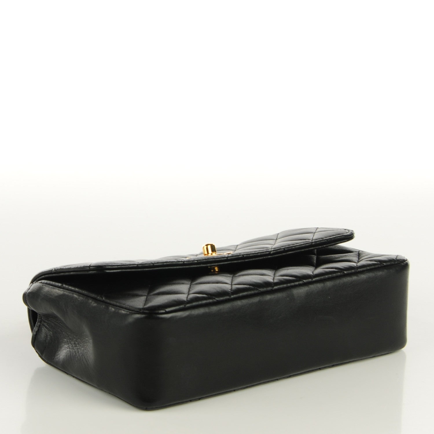 Chanel Lambskin Quilted Mini Rectangular Flap Black 4 of 7