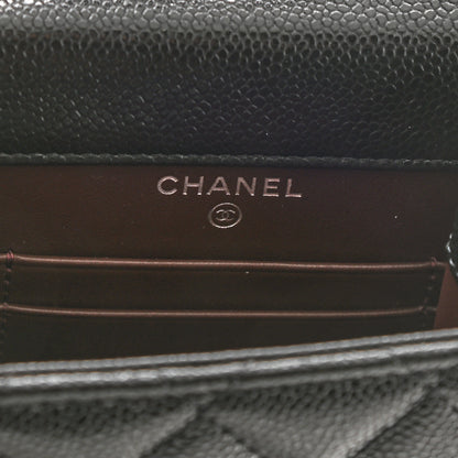Chanel Caviar Quilted Classic Phone Holder Black 6 of 12