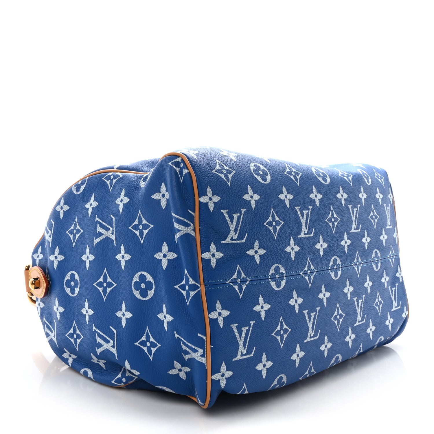 Louis Vuitton Calfskin Monogram Speedy P9 Bandouliere 40 Blue 5 of 10