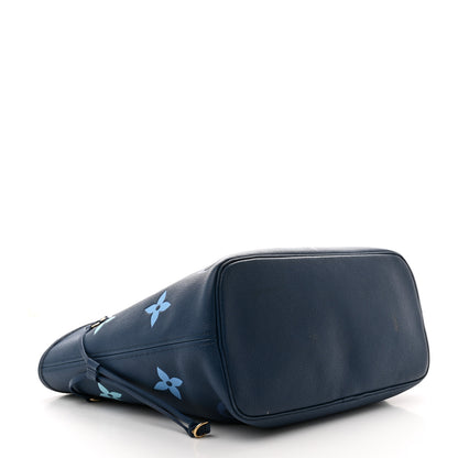 Louis Vuitton Empreinte Monogram Giant Neverfull MM Degrade Bleu 5 of 12