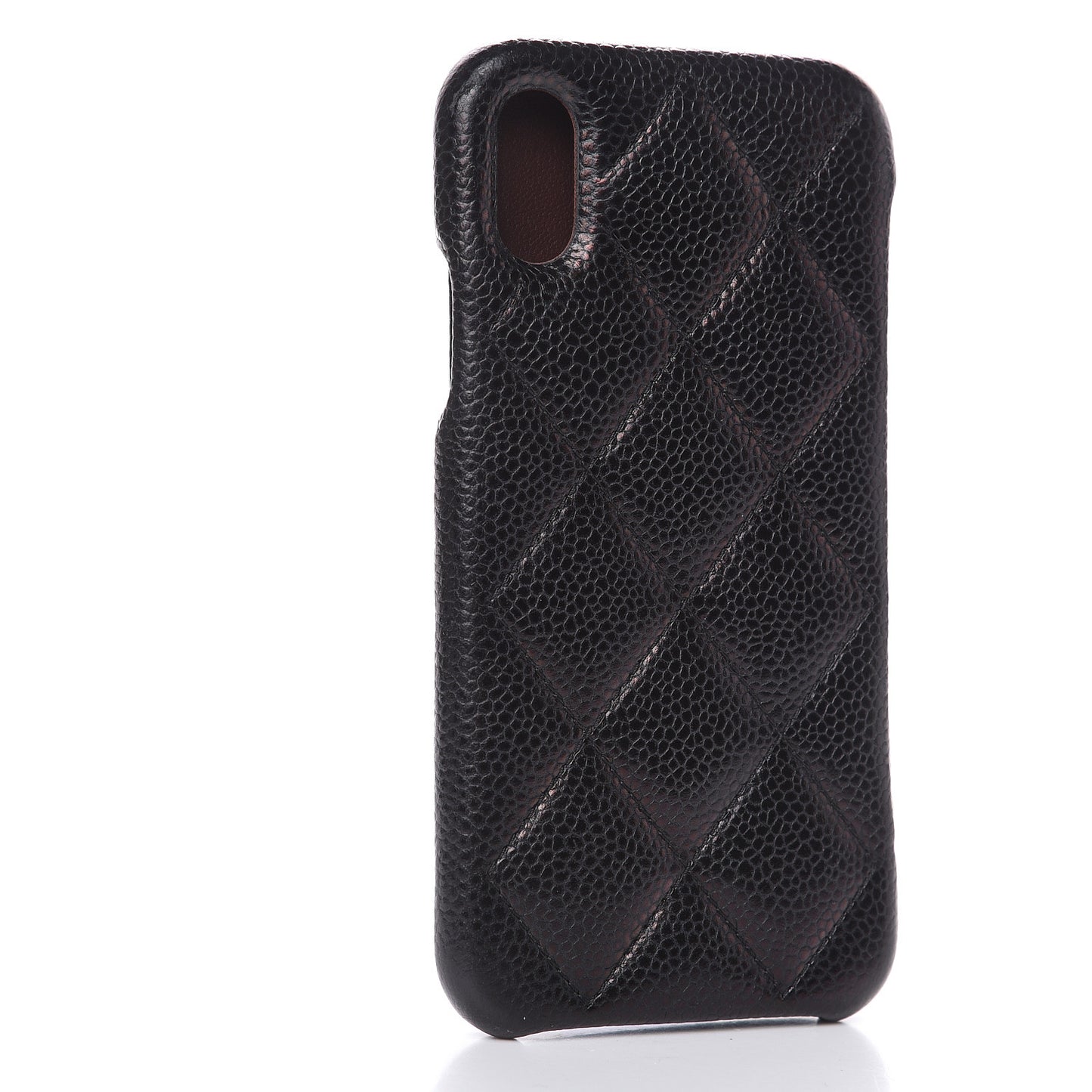 Caviar Quilted iPhone X Case Black