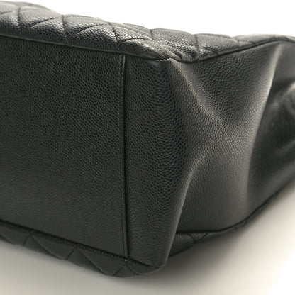 Chanel Caviar Quilted Grand Shopping Tote GST Black 10 of 12