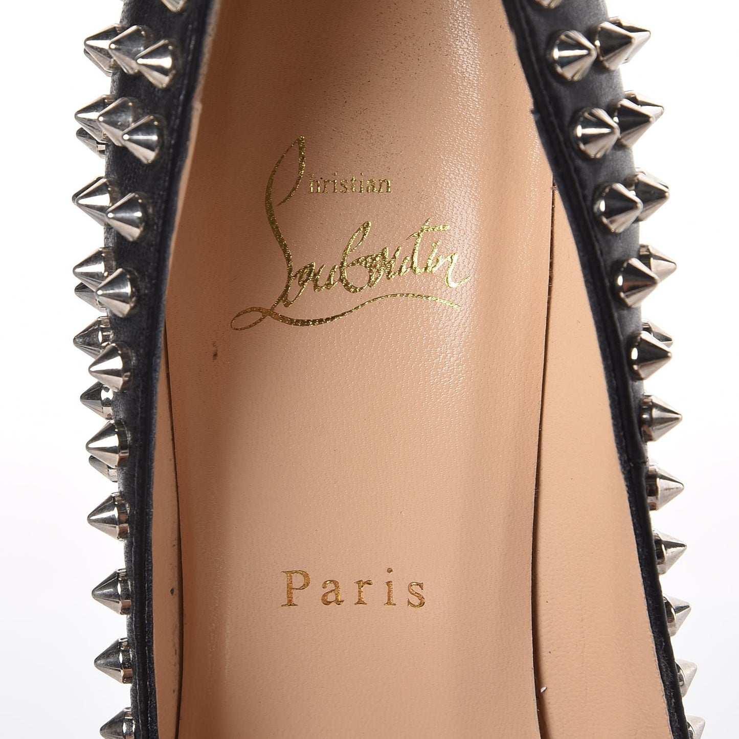 Nappa Pigalle Plato Spikes 120 Pumps 38 Black