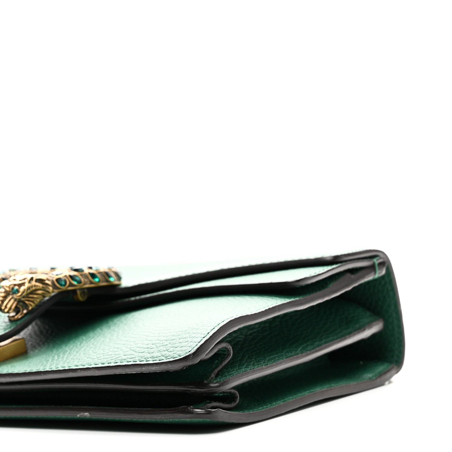 Gucci Pebbled Calfskin Small Dionysus Shoulder Bag Emerald 10 of 10