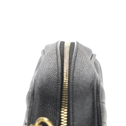Saint Laurent Grain De Poudre Matelasse Monogram Mini Lou Camera Bag Black 12 of 12