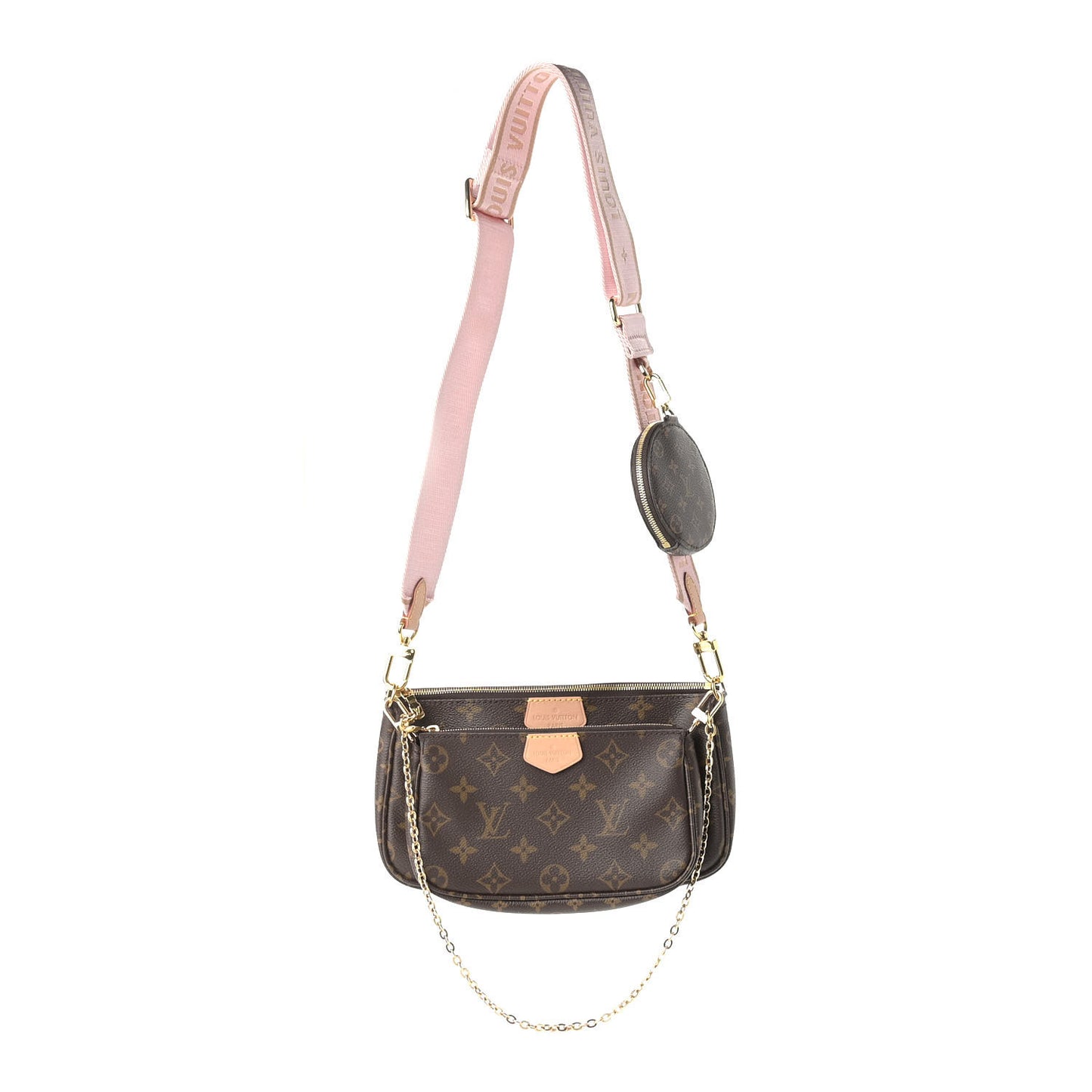 Monogram Multi Pochette Accessories Rose Clair