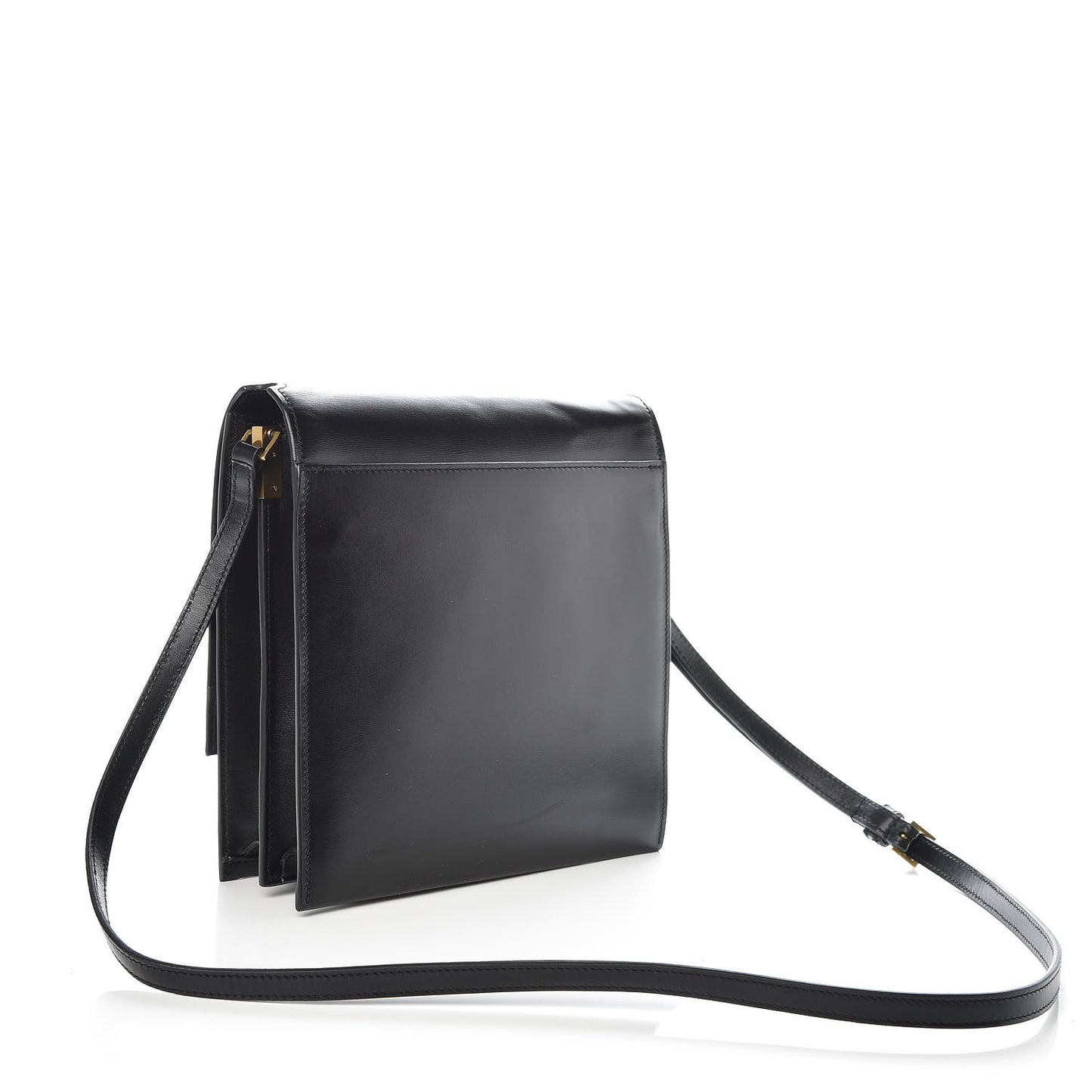 Calfskin Sao Shoulder Bag Black