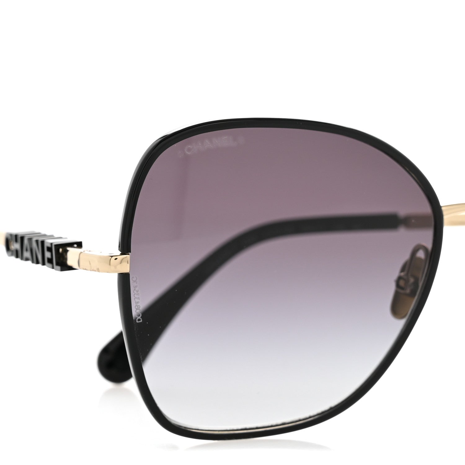 Chanel Metal Butterfly Sunglasses 4283 Black 7 of 8