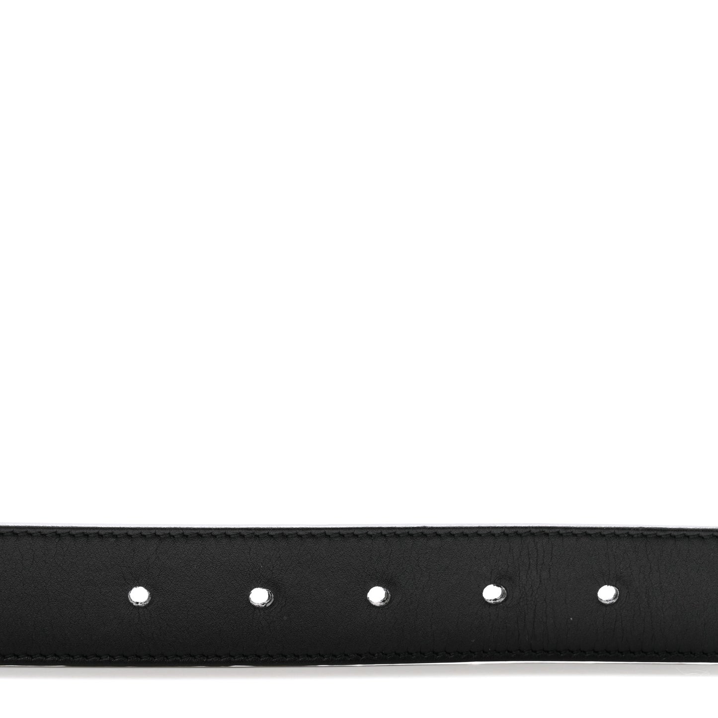 Moon Calfskin Double G 30mm Belt 75 30 Black