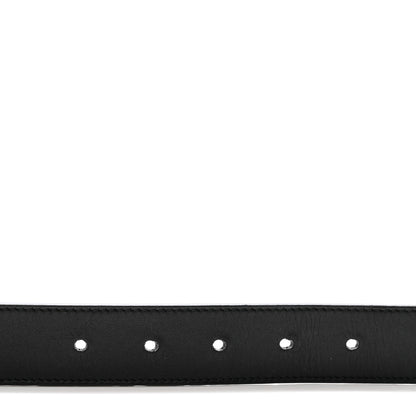 Gucci Moon Calfskin Double G 30mm Belt 75 30 Black 3 of 7