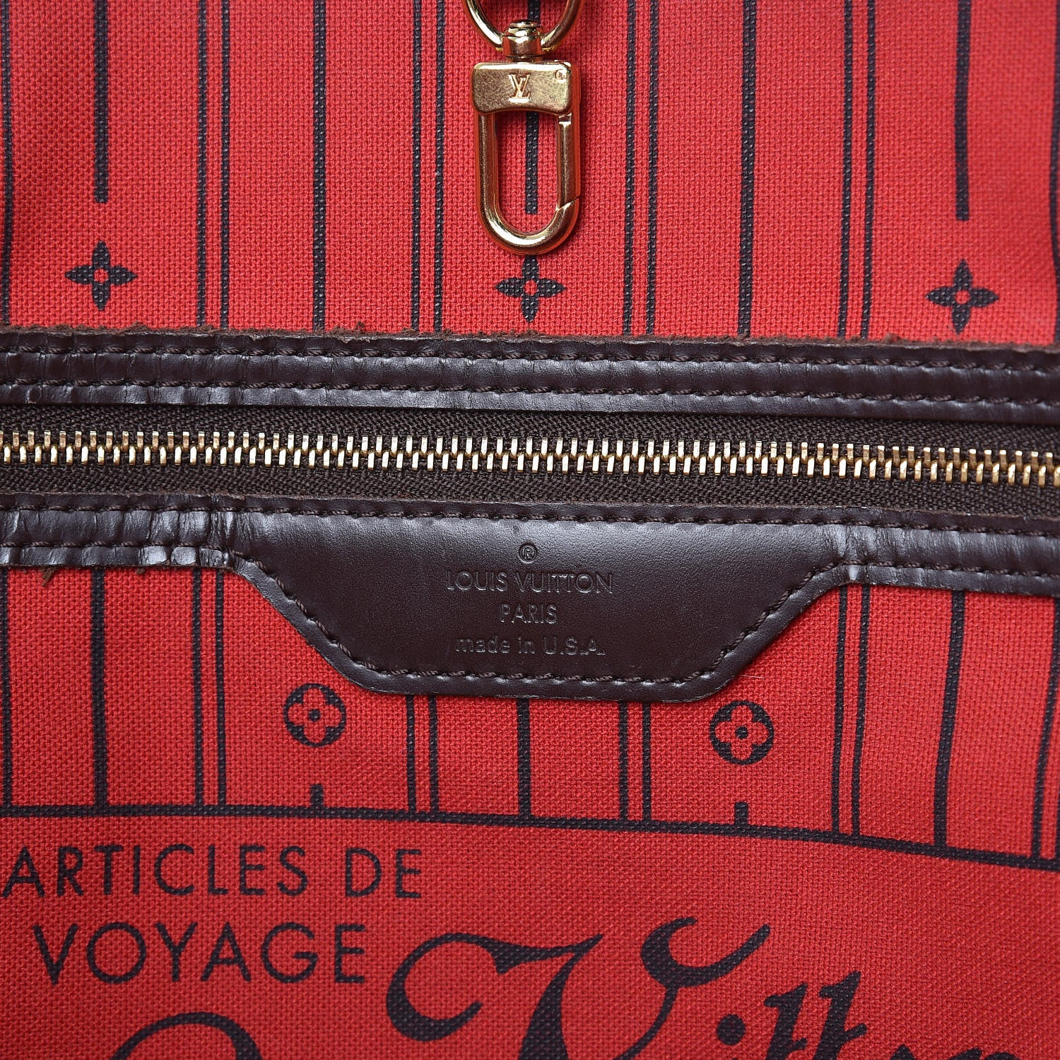 Louis Vuitton Damier Ebene Neverfull GM 6 of 11