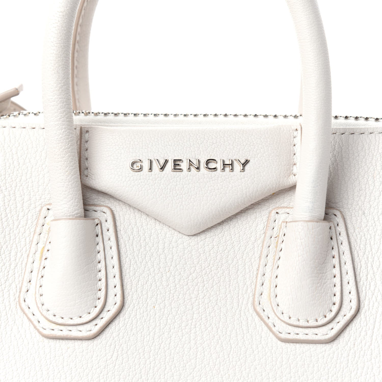 Givenchy Sugar Goatskin Mini Antigona White 9 of 9