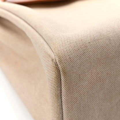 Hermes Toile Vache Calfskin Herbag 39 MM Natural 9 of 11