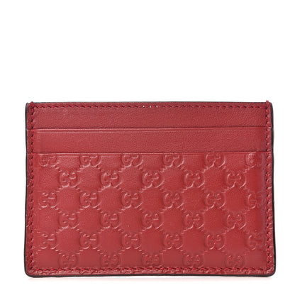 Gucci Microguccissima Card Holder Red 1 of 7